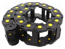 Cable chain; Series: Medium; Bend.rad: 100mm; L: 1000mm