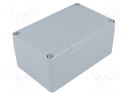 Enclosure: multipurpose; X: 80mm; Y: 125mm; Z: 58mm; aluminium; grey