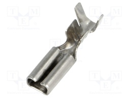 Terminal: flat; 2.8mm; 0.8mm; female; 0.5÷1.25mm2; crimped; tinned