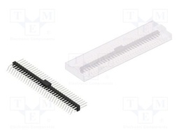 Connector: pin strips; pin header; male; PIN: 64; 2.54mm; SMT; 2x32