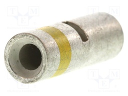 Butt splice; non-insulated; copper; tinned; crimped; for cable