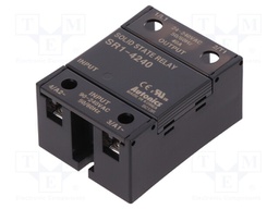 Relay: solid state; Ucntrl: 90÷240VAC; 40A; 24÷240VAC; screw type