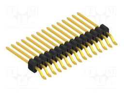 Connector: pin strips; pin header; male; PIN: 15; 1.27mm; SMT; 1x15