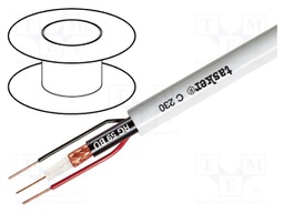 Wire: AV; Outside insul.material: PVC FirestoP®; OFC; white; 3