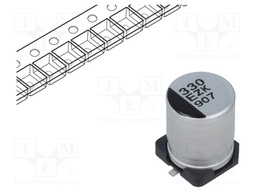 Capacitor: hybrid; 330uF; 25VDC; ESR: 27mΩ; ZKU; SMD; ±20%; -55÷125°C