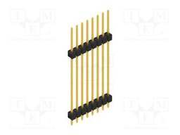 Connector: pin strips; pin header; male; PIN: 8; 2.54mm; THT; 1x8