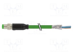 Connection lead; male; IP67; 50VAC; 60VDC; 4A; 20m; Series: 7000