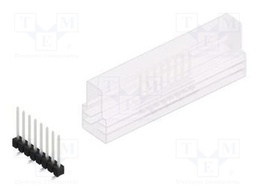 Connector: pin strips; pin header; male; PIN: 8; 2.54mm; SMT; 1x8