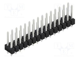 Connector: pin strips; pin header; male; PIN: 30; 2.54mm; THT; 2x15