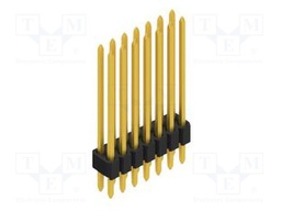 Connector: pin strips; pin header; male; PIN: 14; 1.27mm; THT; 2x7