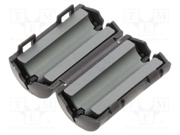 Ferrite: two-piece; on round cable; 31; 0÷85°C; 172Ω; 100MHz