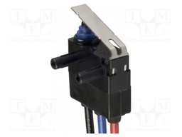Microswitch SNAP ACTION; with short lever; SPDT; 0.1A/100VAC