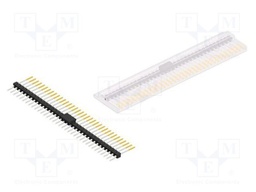 Connector: pin strips; pin header; male; PIN: 35; 2.54mm; SMT; 1x35