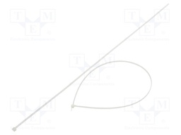 Cable tie; L: 650mm; W: 4.8mm; polyamide; 222N; natural; Ømax: 195mm