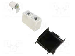 Label; 30mm; silver; with hole; H: 40mm; Øhole: 24mm