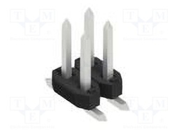 Connector: pin strips; pin header; male; PIN: 4; 2mm; SMT; 2x2; 100V