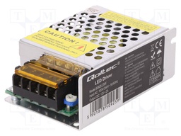 Power supply: switched-mode; LED; 25W; 12VDC; 10.8÷13.2VDC; 2A