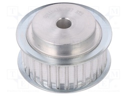 Belt pulley; AT5; W: 16mm; whell width: 27mm; Ø: 33.85mm; aluminium