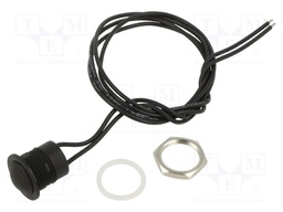 Switch: vandal resistant; Pos: 2; SPST-NO; 2A/24VDC; IP65; OFF-(ON)