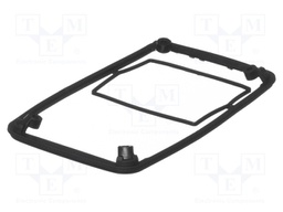 Gasket; elastomer thermoplastic TPE; Series: BoPad; Colour: black