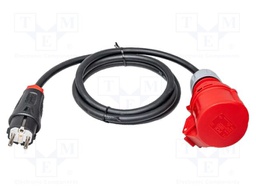 Test acces: mains cable; SCHUKO plug