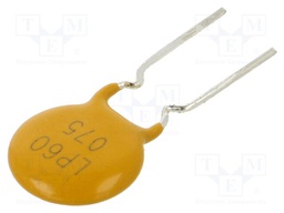 Fuse: PTC polymer; 750mA; Imax: 40A; THT; Iswitch.max: 3.75A