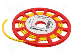 Markers for cables and wires; 1.3÷3mm; PVC; yellow; -30÷80°C