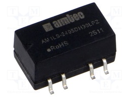 Converter: DC/DC; 1W; Uin: 21.6÷26.4V; Uout: 5VDC; Uout2: -5VDC; SMD