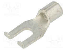 Fork terminal; M3,5; crimped; for cable; non-insulated; copper