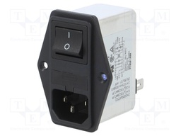 Connector: AC supply; socket; male; 2A; 250VAC; IEC 60320; -25÷85°C