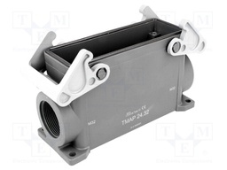 Enclosure: for HDC connectors; T-Type; size 104.27; IP65; M32