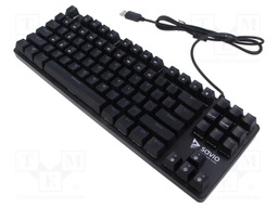 Keyboard; black,green; USB A; wired,US layout; 1.8m