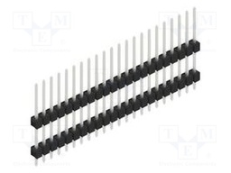 Connector: pin strips; pin header; male; PIN: 22; 2.54mm; THT; 1x22