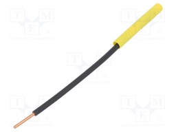 Probe tip; 32A; 1kV; yellow; Tip diameter: 1.8mm; Socket size: 4mm