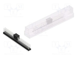 Connector: pin strips; pin header; male; PIN: 50; 2.54mm; SMT; 2x25