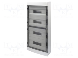 Enclosure: for modular components; IP65; wall mount; grey; 40 CD