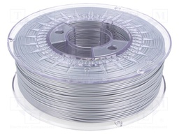 Filament: PLA; 1.75mm; aluminium; 200÷235°C; 1kg; ±0,05mm