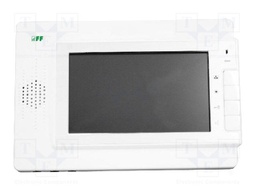Video intercom; MK; wall mount; 14.5VDC; white; 7"; Touchpad: none