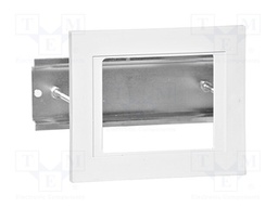 Adapter for panel mounting; Features: for 3 modules devices