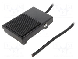 Switch: foot; Stabl.pos: 1; NC + NO; 10A/250VAC; Leads: 1m lead