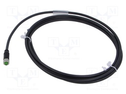 Cable: for sensors/automation; M8; PIN: 4; straight; 2m; plug; 60VDC