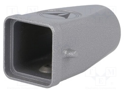 Enclosure: for HDC connectors; C146; size A3; for cable; straight