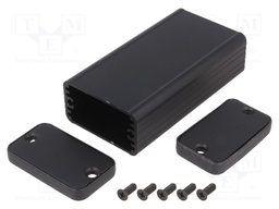 Enclosure: with panel; 1455; X: 45mm; Y: 25mm; Z: 80mm; aluminium