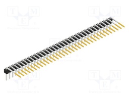 Connector: pin strips; pin header; male; PIN: 34; 2.54mm; THT; 1x34