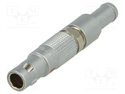 Connector: circular; Series: 00; plug; male; soldering; for cable