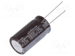 Capacitor: electrolytic; low impedance; THT; 1800uF; 35VDC; ±20%