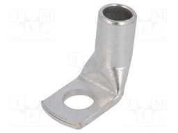 Ring tube terminal; M10; 35÷50mm2; crimped; for cable; angled 90°