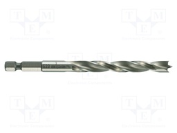 Drill bit; for wood; Ø: 6mm; L: 107mm; Working part len: 57mm