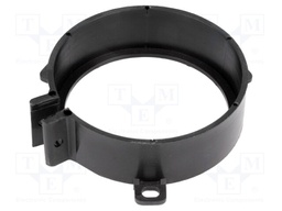 Mounting clamp; vertical; for large capacitors fastening; D: 4mm