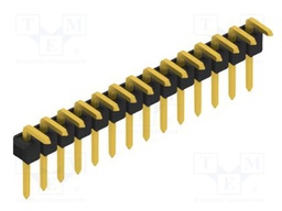 Connector: pin strips; pin header; male; PIN: 14; 2.54mm; THT; 1x14